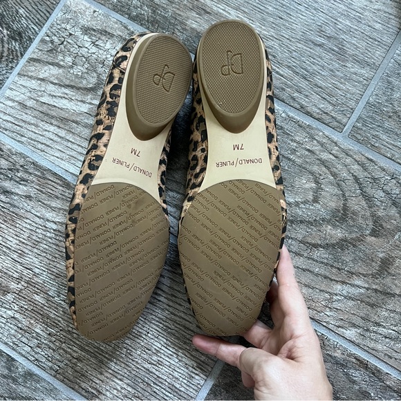 Donald J Pliner Deedee Leopard Loafers, Square Toe, Cork, women’s Size 7M, Brown - Picture 6 of 12